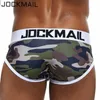 Sous-vêtements JOCKMAIL Marque Camouflage Vert Polyester Hommes Sous-Vêtements Slip Calzoncillos Hombre Slips Cuecas Gay Mâle Culotte