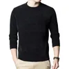 Maglioni da uomo maglione da uomo girocollo lavorato a maglia spesso maniche lunghe pullover casual per l'home office 2024 inverno