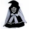 Die Legende von Zelda Shadow Link Schwarz Lolita Kimono Kleid Spiel Cosplay Kostüm336P