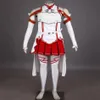 Women's Sword Art Online Asuna Halloween Cosplay Costume Outfit Gown Dress2480