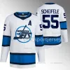 Niestandardowe męskie młodzież Winnipeg 17 Adam Lowry Jets 23-24 Jersey Kyle Connor Mark Scheifele Connor Hellebuyck Josh Morrissey Alex IAfallo Axel Jonsson