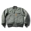 Bronson Repro USAF 1955 MA-1 Jaqueta de vôo 50 anos Casaco bomber militar masculino de inverno 240113