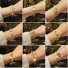 Kedjan koreansk version av Simple Titanium Steel Pearl Armband Female Ins Love Star-Moon Double-Layer Girlars Hand Decoration YQ240115
