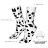 Calcetines para hombres Harajuku Dálmata Manchas Animal Textura Mujeres 2024 Hombres Perro Amante Bicicleta