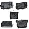 Förvaringspåsar Nylon Mesh Cosmetic Bag dragkedja Hjärtformad toalettartiklar Organiser Makeup Multifunktionell Women Lipstick Key Coin Purse Pouch