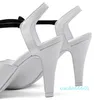 2024 scarpe scarpe da sposa in pelle da donna Tacco spesso Tacchi patchwork lettera fiocco testa tonda