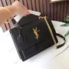 New Designer bag Reflective leather Tofu Sunset bag Woc Caviar Messenger Bag Women's high quality luxury handbag purse wallet