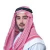 Bandanas 55x55 Polegada árabe shemagh muçulmano keffiyeh cabeça envoltório cachecol para homens mulheres tático deserto pescoço headwear aqel corda