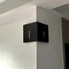 Relógios de parede LED Relógio de canto Grande face dupla 3D Decoração de casa Mudo Design moderno Decoração de sala de estar Relógio digital