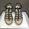 24SS Twiine Bottom Ceavy Industry Sandals Roman Sandals Women Fashion Luxury Designer Sandals