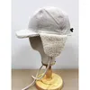 Bérets Niche Designer Polaire Bomber Chapeaux Pour Femmes Automne Et Hiver Japonais Rétro Casual Polyvalent En Peluche Oreille Protecteur Casquettes Pour Hommes