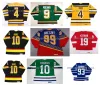 Personalizzato Uomo Donna Gioventù CCM Bobby Orr Bruins Maglia da hockey Stelle Mike Modano Dino Ciccarelli Gordie Howe Steve Yzerman Red Wings Pavel Bure Wendel Clark Doug