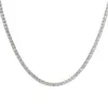 Luster smycken 10k 14k Pure Gold Created Halsband Gruwn Stone Tennis Chain Lab Diamond Armband