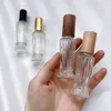 Bouteilles de parfum en verre, 10ml, transparentes, vides, rechargeables, pour huiles essentielles, vente en gros