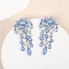 Kolczyki Dangle Glitter Rhinestone Tassels Party Cocktail Party Fordrop for Women Fashion Jewelry Gifts