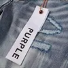 Purple Jeans Label Label Logo Designer Jeans Fashion Brand Label Wholesale Purple Labo Size 30-38