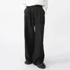 IEFB vêtements pour hommes printemps pantalons décontractés ample droite mode coréenne Simple couleur unie couleur unie pantalon masculin 9A6959 240115