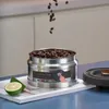 GIANXI Brocca sottovuoto per chicchi di caffè Contenitore ermetico in acciaio inossidabile Cucina Grani alimentari Caramelle Conservare il barattolo di stoccaggio fresco 240113