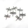 22848 45 pièces en alliage Antique argent Vintage insectes libellule pendentif charme mode bijoux accessoire bricolage Part2453
