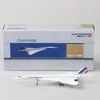 14cm 1 400 Model Alloy Concorde Air British France Airplane 1976-2003 Flygbolag Display Toys Model Collection for Children 240115