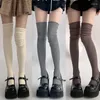 Frauen Socken 1/2 paar Sexy Oberschenkel Hohe Strümpfe Trendy Casual Über Das Knie Weibliche Lange Thermische Warme Baumwolle hohe Rohr Leggings