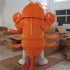 2019 nova lagosta langouste mascote traje camarão lagostim festa de aniversário fantasia dress264k