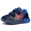 EXDINO Kids LED Spring Autumn Flashing Footwear 3-6Y Boys Little Children Light Up Glowing Sneakers Casual Running Sports Shoes 240115