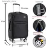 Koffers Koffer Oxfordstof Waterdichte trolleykoffer slecht Rollende bagage Spinner Reistas met grote capaciteit Wachtwoord Trolleybagagetas Q240115