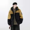 Men's Down Parkas Autumn and Winter New Product Trendy Brand Warm Duck Down Coat Hooded Casual Fashion Couple Colored Down Coat