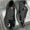 Zapatillas de deporte de alta calidad Hombres Mujeres Copa América XL Zapatillas de deporte de cuero Zapatillas planas Malla negra con cordones Zapatos casuales Zapatillas de deporte para corredores al aire libre Zapato deportivo con caja NO53