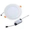 Ultraslanke LED-paneelverlichting 3W 6w 9w 18w 24w Rond Vierkant RGB Koel Wit Lamp Verzonken Acryl Downlight AC 110-220V Afstandsbediening LL