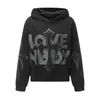 Kadın Hoodies Kadın Erkekler Y2K Hoodie Mektubu Baskı Zip Up Grunge Giysileri Sweatshirt Goth Estetik Ceket Haruku Streewear