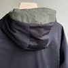 Tasarımcı Ceket Erkek Hoodie Windbreaker Su geçirmez İşlemeli Pusula Rozeti Uzun Kollu Zip Yukarı Bahar Sonbahar Kıyafet