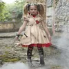 Vampire Girls Costumes Halloween Costume for Kids Wedding Ghost Bride Flower Girl Witch Costume Voodoo Disfraz183t