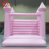 13x13 pés jogos ao ar livre inflável rosa branco salto casa jumper castelo de casamento para festa com ventilador de ar