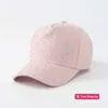 Cappellini da baseball firmati Nuovo cappello da baseball alla moda con tempestatura di diamanti stellati da 5 pezzi, elegante protezione solare, versatile cappello a becco d'anatra O2CX