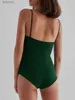 Traje de baño 2023 Traje de baño Bowknot Mujeres de una pieza Sólido Traje de baño de tiras Vintage Bañista Bañarse Natación Traje de baño Ropa de playa Body de verano L240115