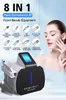 Portable 8 in 1 RF High Frequency Hydradermabrasion Machine For Wrinkle Removal Reduce Scar Freckle Improve Skin Health