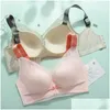 BRAS FEMMES FL Figure Fil Dentelle Plus Taille Soutien-gorge Non Rembourré Minimiseur Drop Livraison Vêtements Sous-vêtements Ot9Km