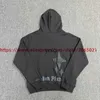 Men's Hoodies Sweatshirts Skull Print Broken Hoodie Men Women High Quality Black Hooded Casual Pulloveryolq