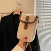 Поясные сумки, простые повседневные маленькие женские сумки-мессенджеры 2024 года, особый дизайн, модная универсальная трендовая парусиновая сумка для мобильного телефона