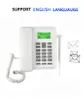 Accessories Beamio GSM Fixed Wireless Telephone With SIM Card Radio Cordless Phone LCD Screen For Home Office Desktop White