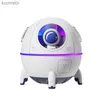 Humidifiers Space Capsule Air Humidifier USB Ultrasonic Cool Mist Aromatherapy Water Diffuser with Led Light Astronaut HumidificadorL240114