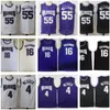 Retro-Basketballtrikots Jason Williams Männer Peja Stojakovic Chris Webber Mike Bibby Jersey Hardwoods Vintage Classic Männer