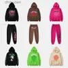 Spider Hoodies Tracksuit Tech Set Designer Track Suit SP5der Young Thug 555555 Hoodies Men Womens Hoodie Pink Jacket Sweatshirt Spider 555 9165