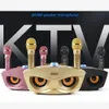 Microphones SD306 20W basse son famille KTV 2 en 1 Portable karaoké BT haut-parleur sans fil avec double Microphone à main hibou haut-parleurs vente en gros