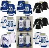 Custom Men Men Kobiety Młodzież Tampa''Bay''lightning''Hockey Jerseys 86 Nikita Kucherov 21 Brayden Point 84 Tanner Jeannot 28 Ian Cole 84 Erik Cernak 17 Pat Maroon