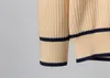 Дизайнерские свитера Пуловер с длинным рукавом Мужской женский свитер Толстовка с вышивкой Трикотаж Мужская одежда 01