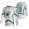 Personalizado Hóquei Jersey Homens Mulheres Jovens Dallas''Stars''Reverse Retro 14 Jamie Benn 91 Tyler Seguin 30 Ben Bishop 47 Radulov 4 Miro Heiskanen Hóquei Jerseys