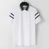2024 Yaz Tasarımcısı Erkekler Polo Gömlek BB Top Lüks Mektup Polos İşlemeli Moda Ofisi Beyaz Yaka Giyim Tişört Tişört Asya Boyutu M-3XL